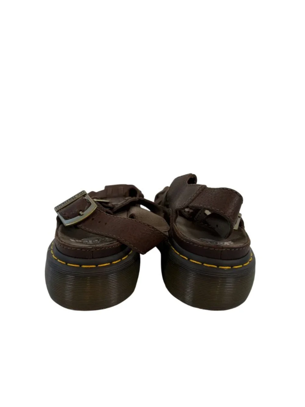 Dr Martens Grizzly Fisherman Sandals Mens Size 10 Dark Brown Leather